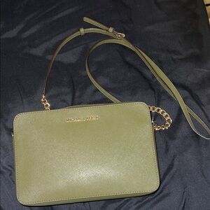 Michael Kors Sage Green Crossbody Bag